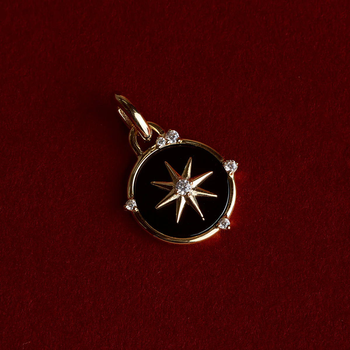 Black Star Clip Charm in Gold - Image 5