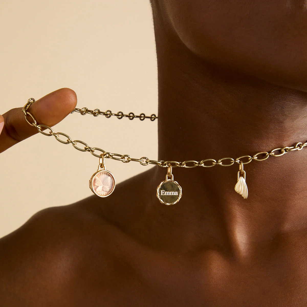 Coin Clip Charm in Gold - Image 4