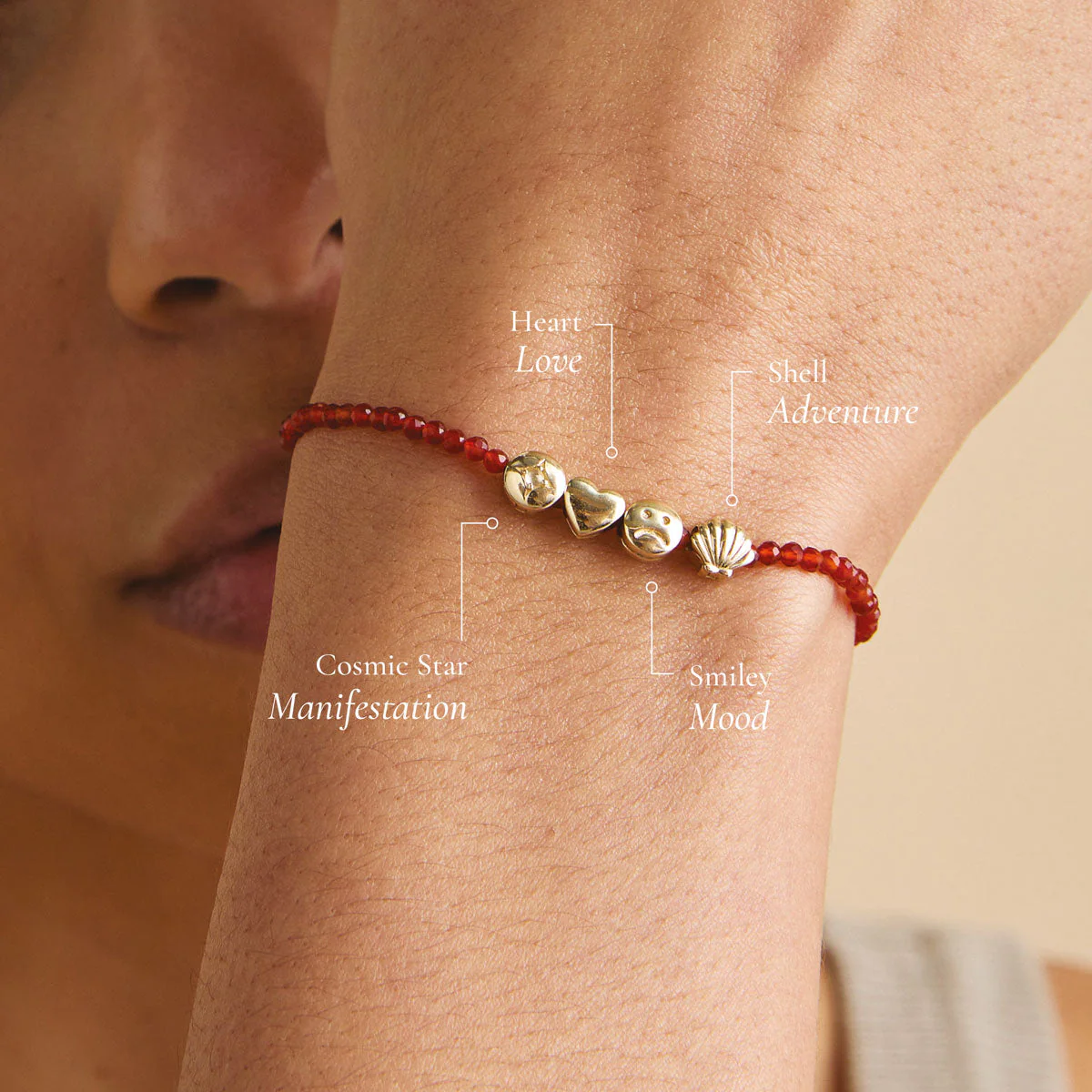 Cosmic Click Charm in 9k Gold - Image 4