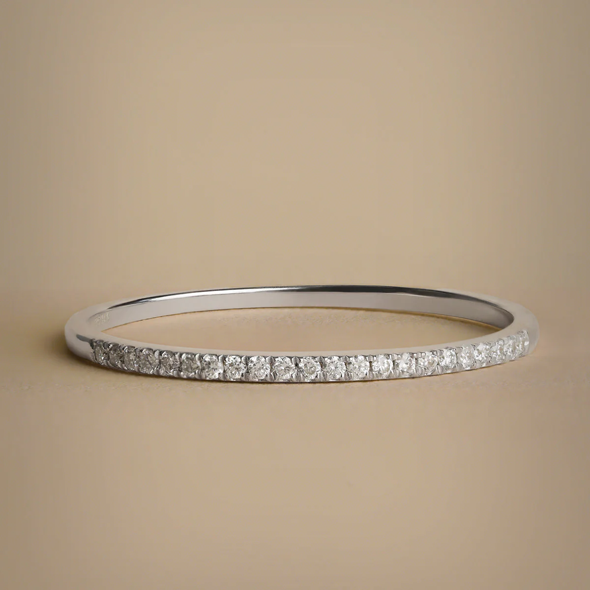 Diamond Eternity Ring in Solid White Gold - Image 4
