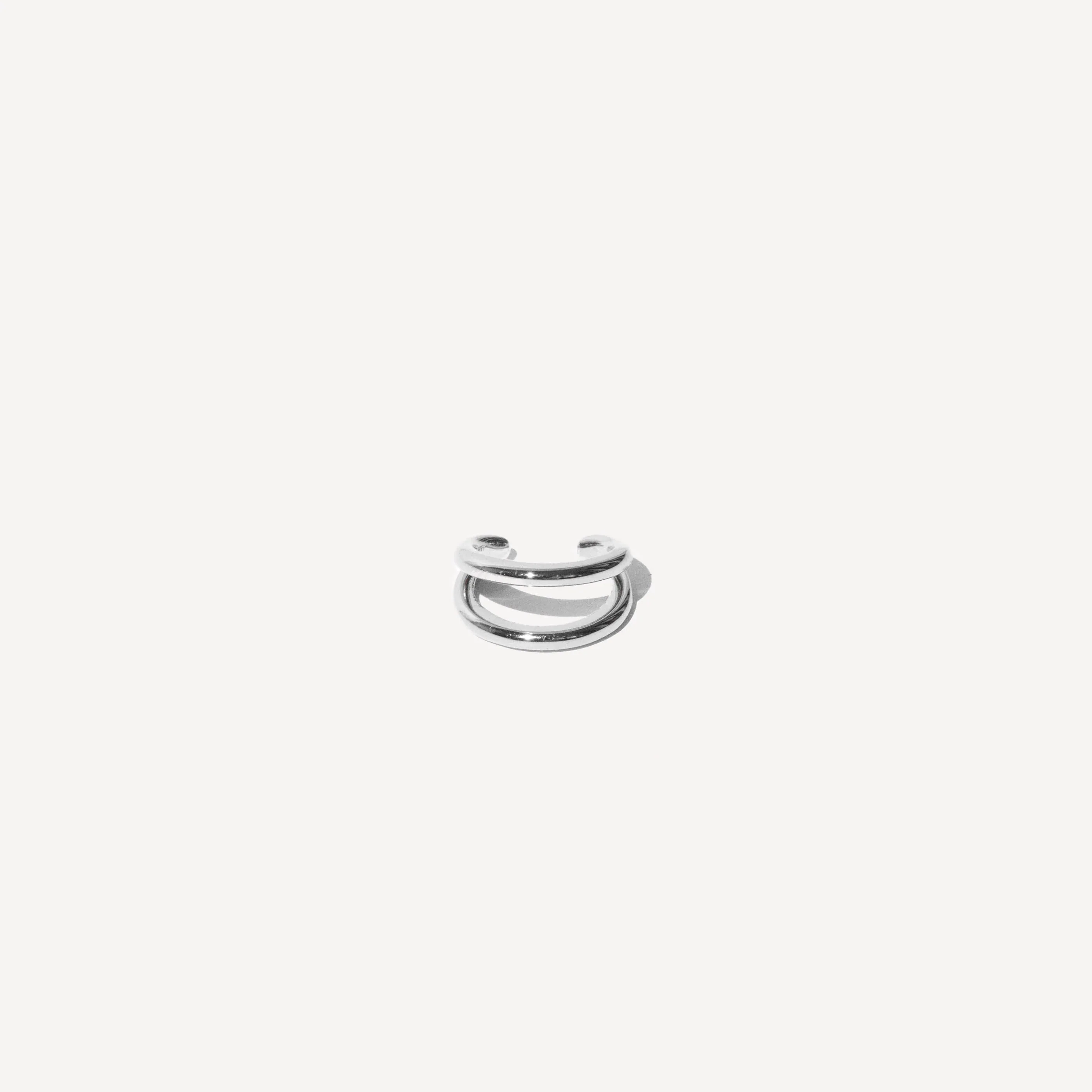 Illusion Essential Ear Cuff in Silver - Image 3