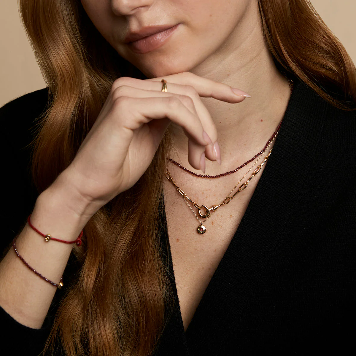 Hardware Chain Necklace in Gold - Image 5