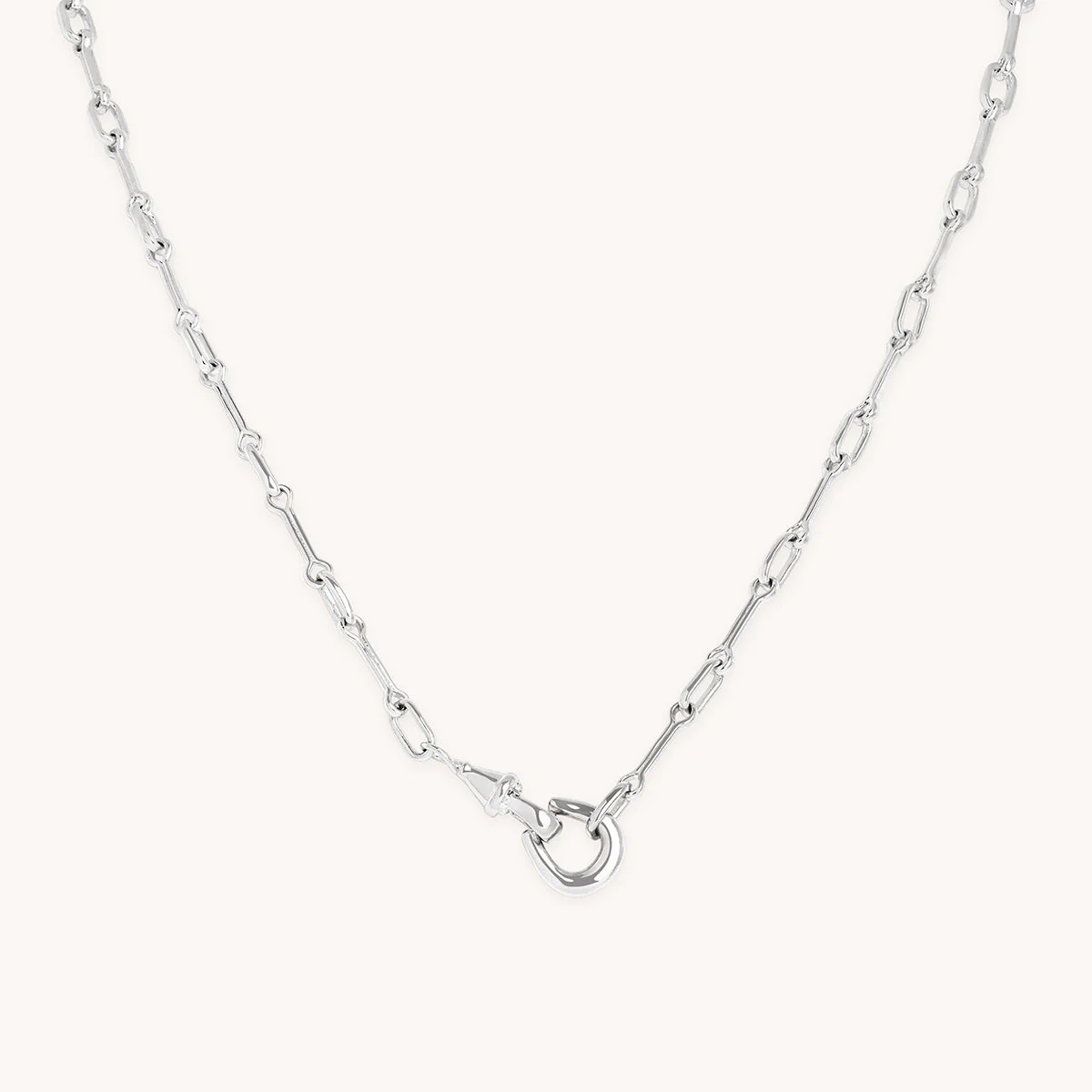 Hardware Chain Necklace in Silver