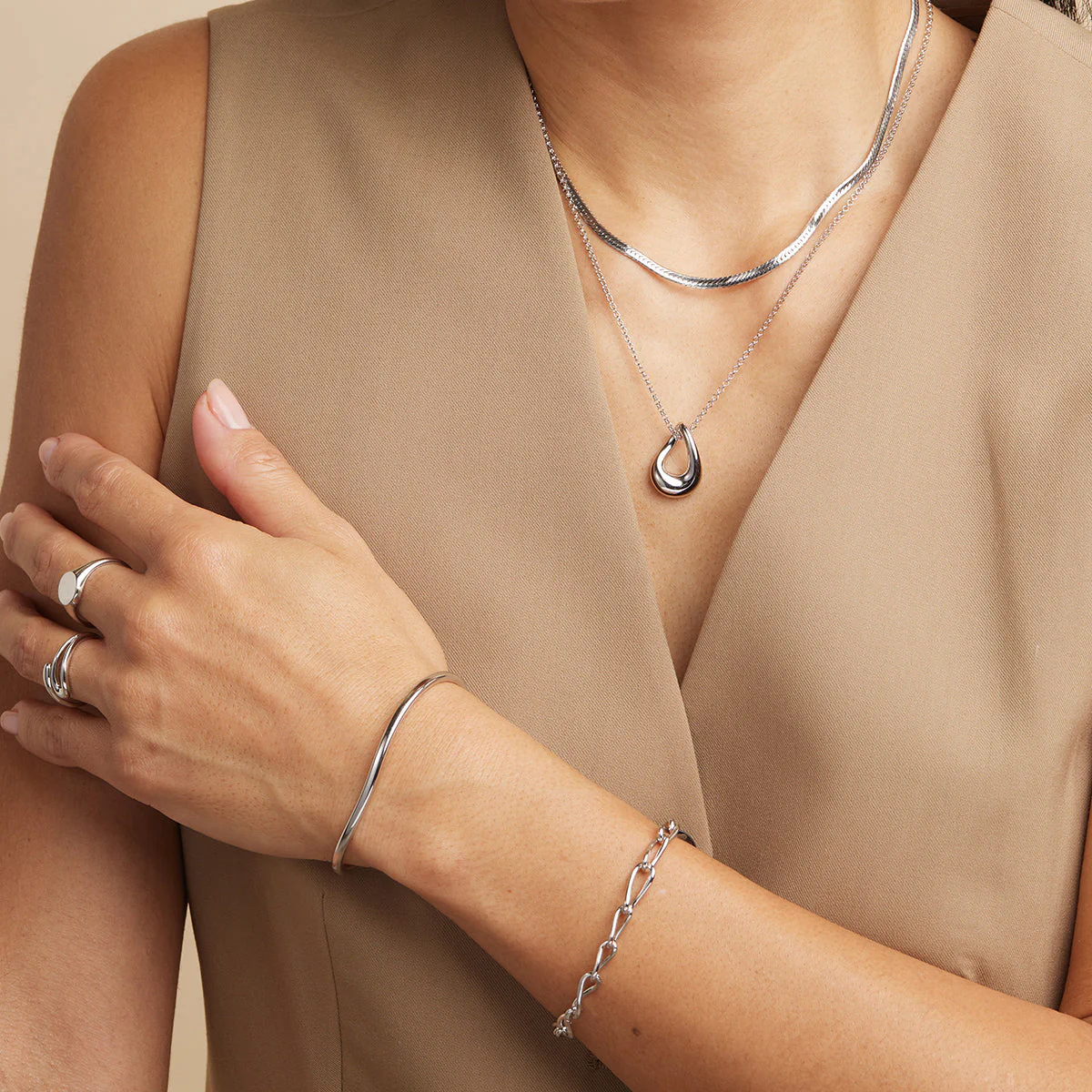 Infinite Cuff in Silver - Image 6
