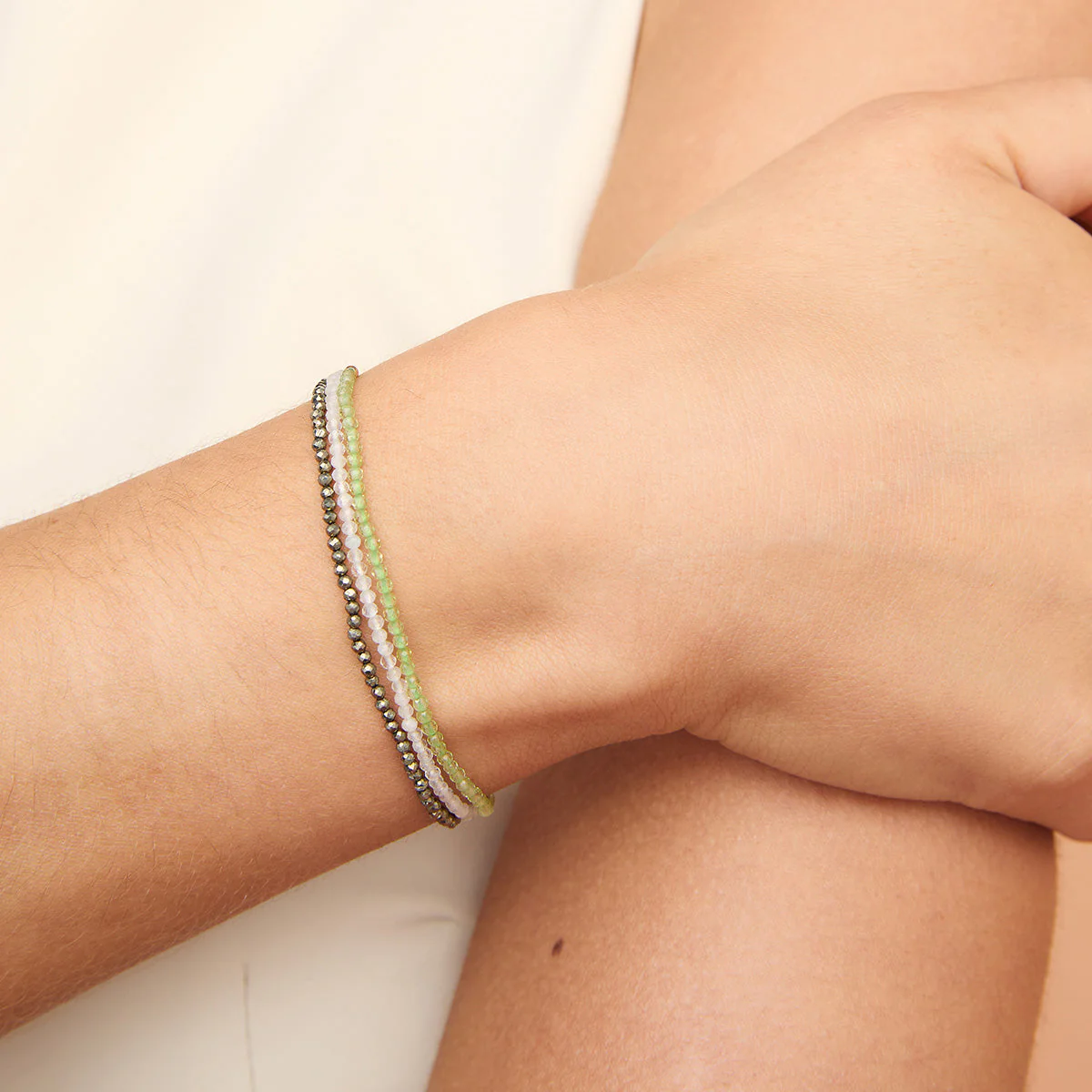 Ironstone Gemstone Bracelet in 9k Gold - Image 3