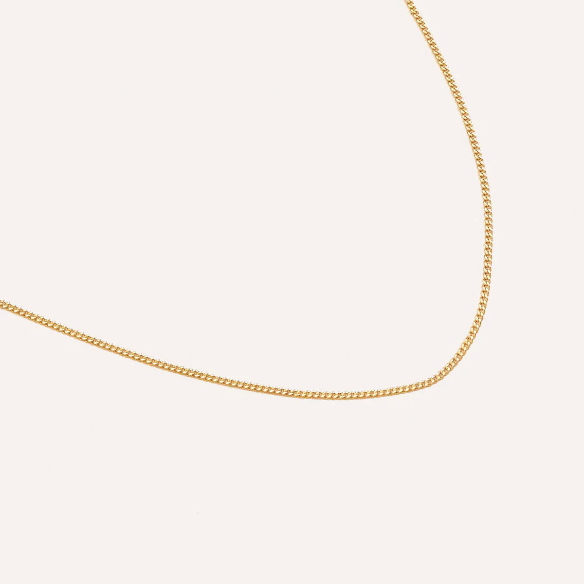 Miyu Chain Necklace in Solid Gold - Image 7