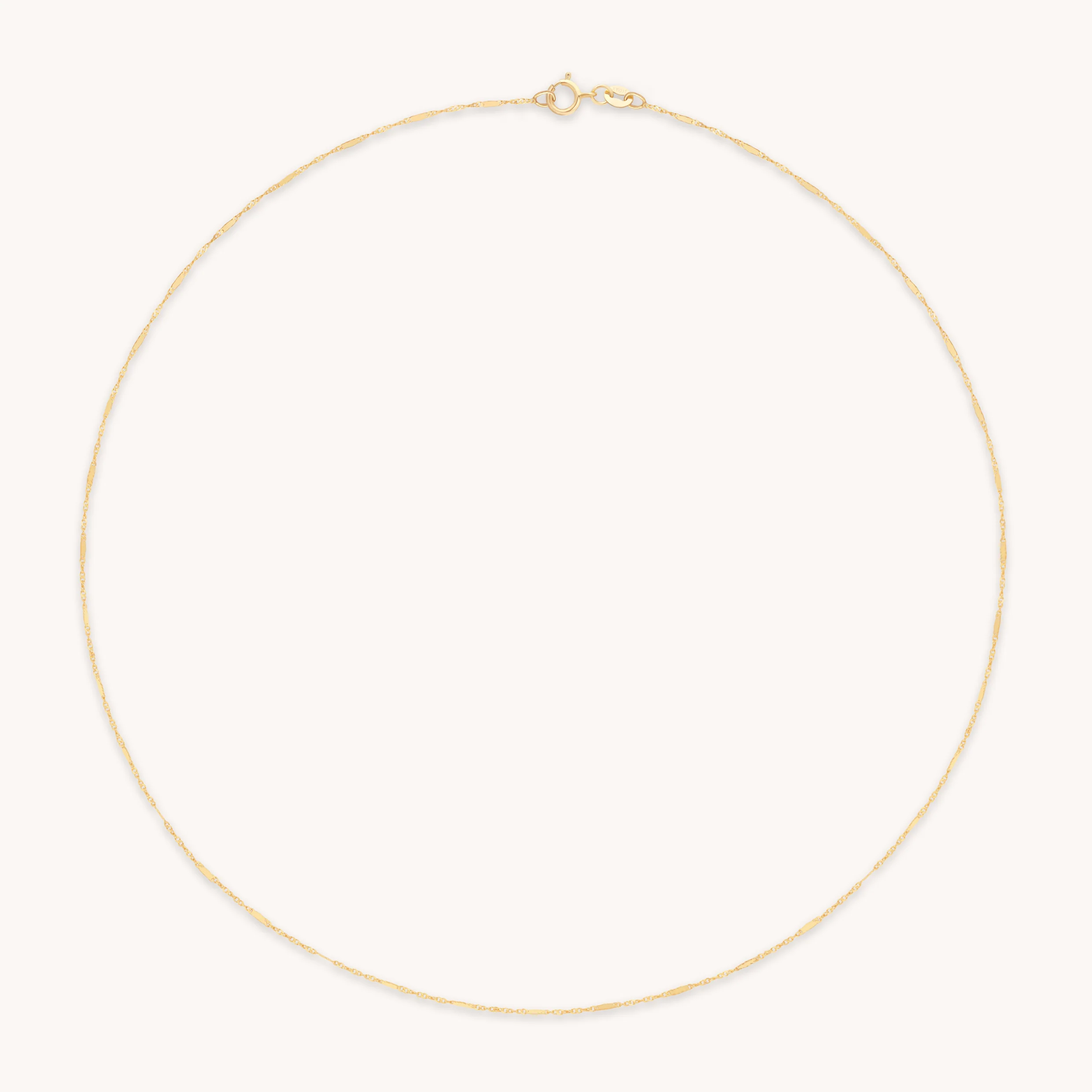 Astrid Chain Necklace in Solid Gold