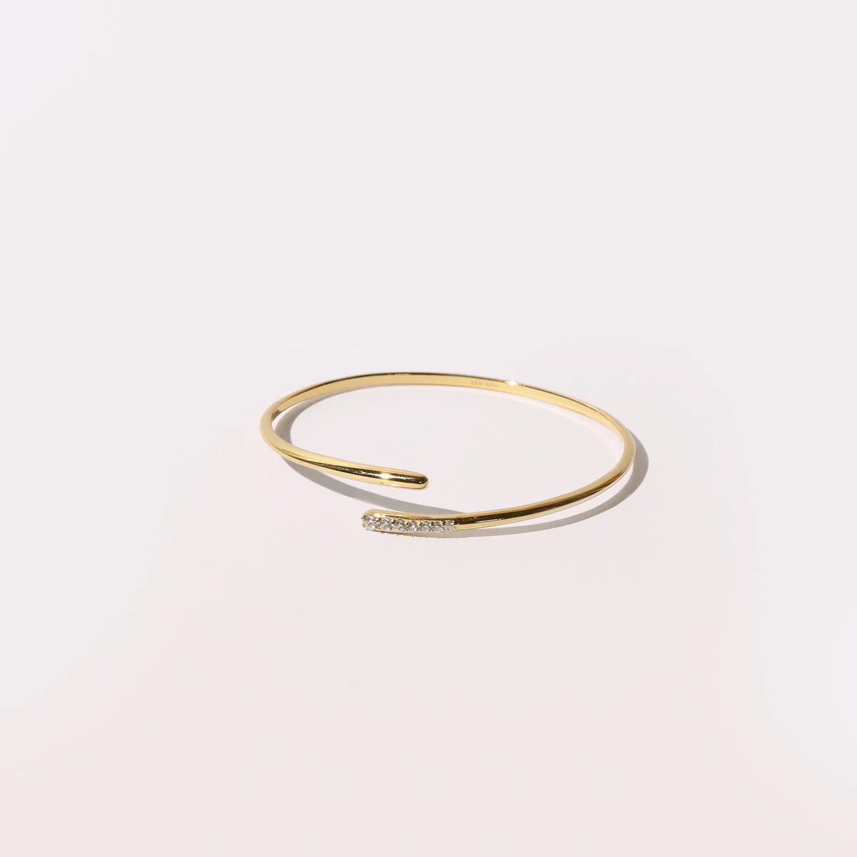 Orbit Crystal Cuff in Gold - Image 3