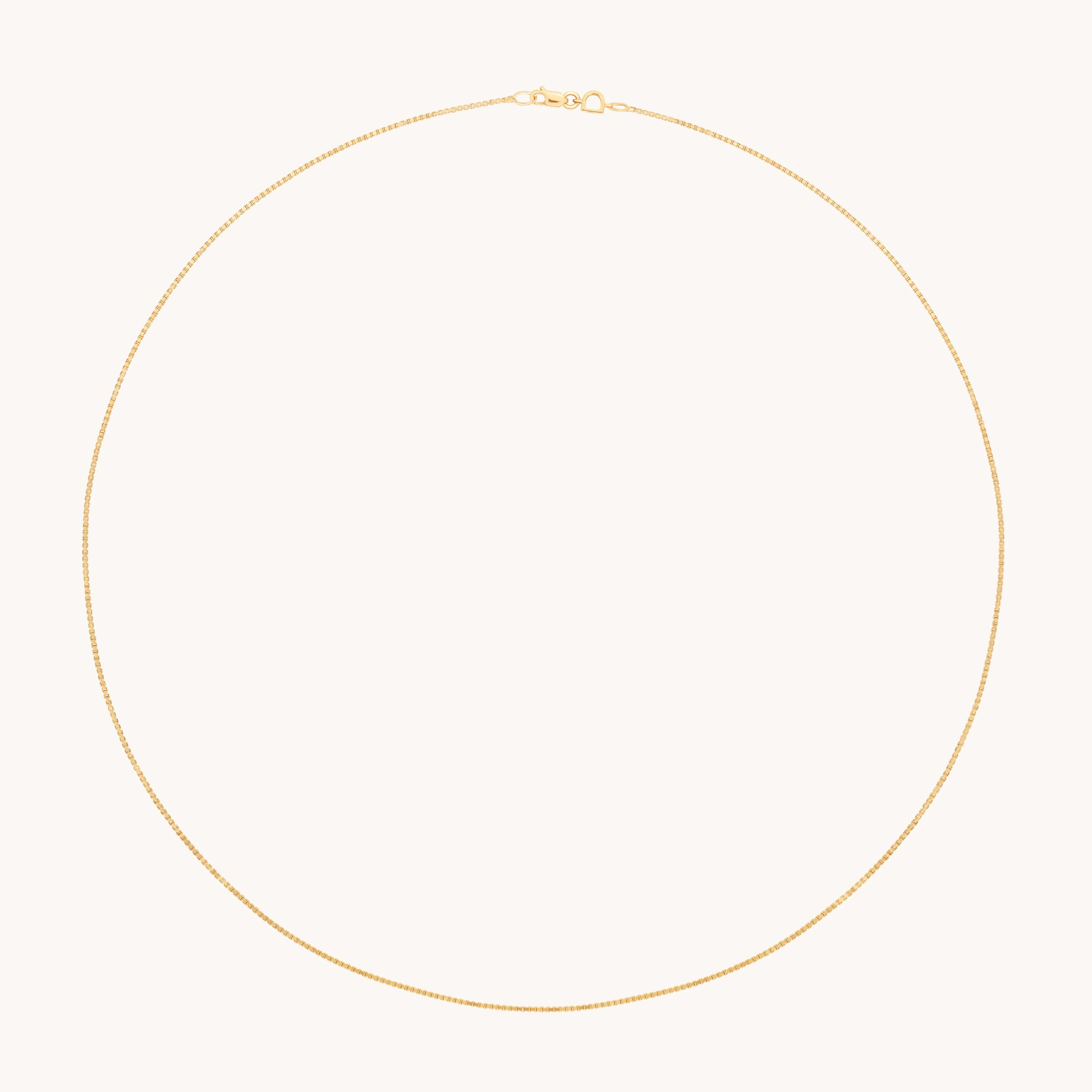 Shoreditch Story Chain Necklace in Solid Gold