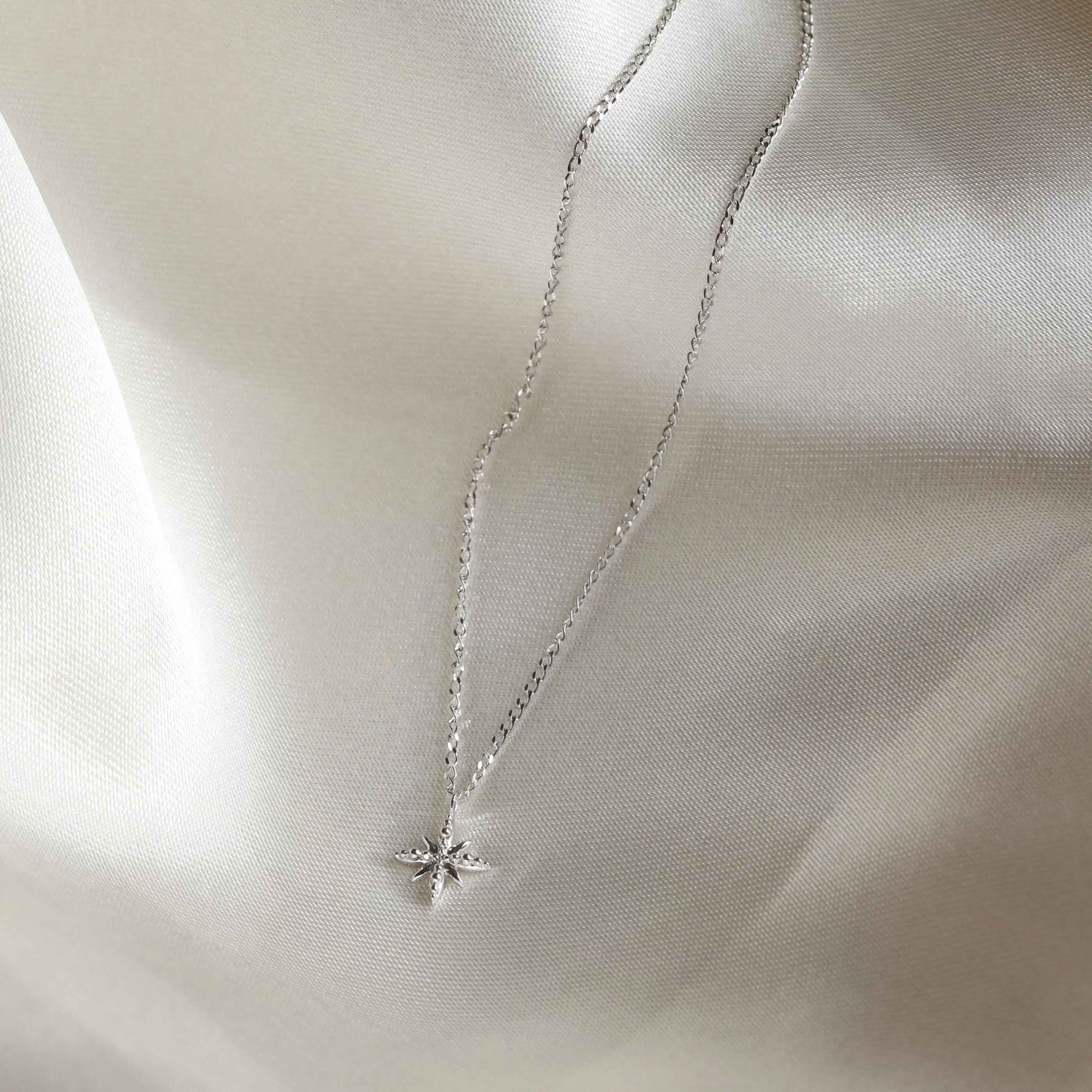 Twilight Pendant Necklace in Solid White Gold - Image 6