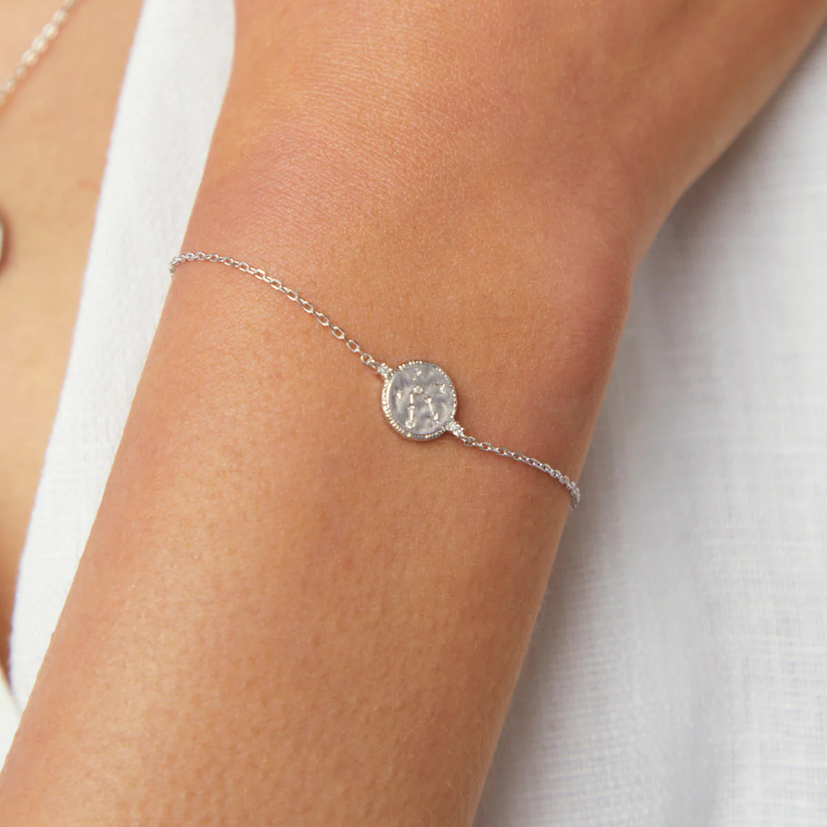 Taurus Zodiac Bracelet in Silver - Image 2