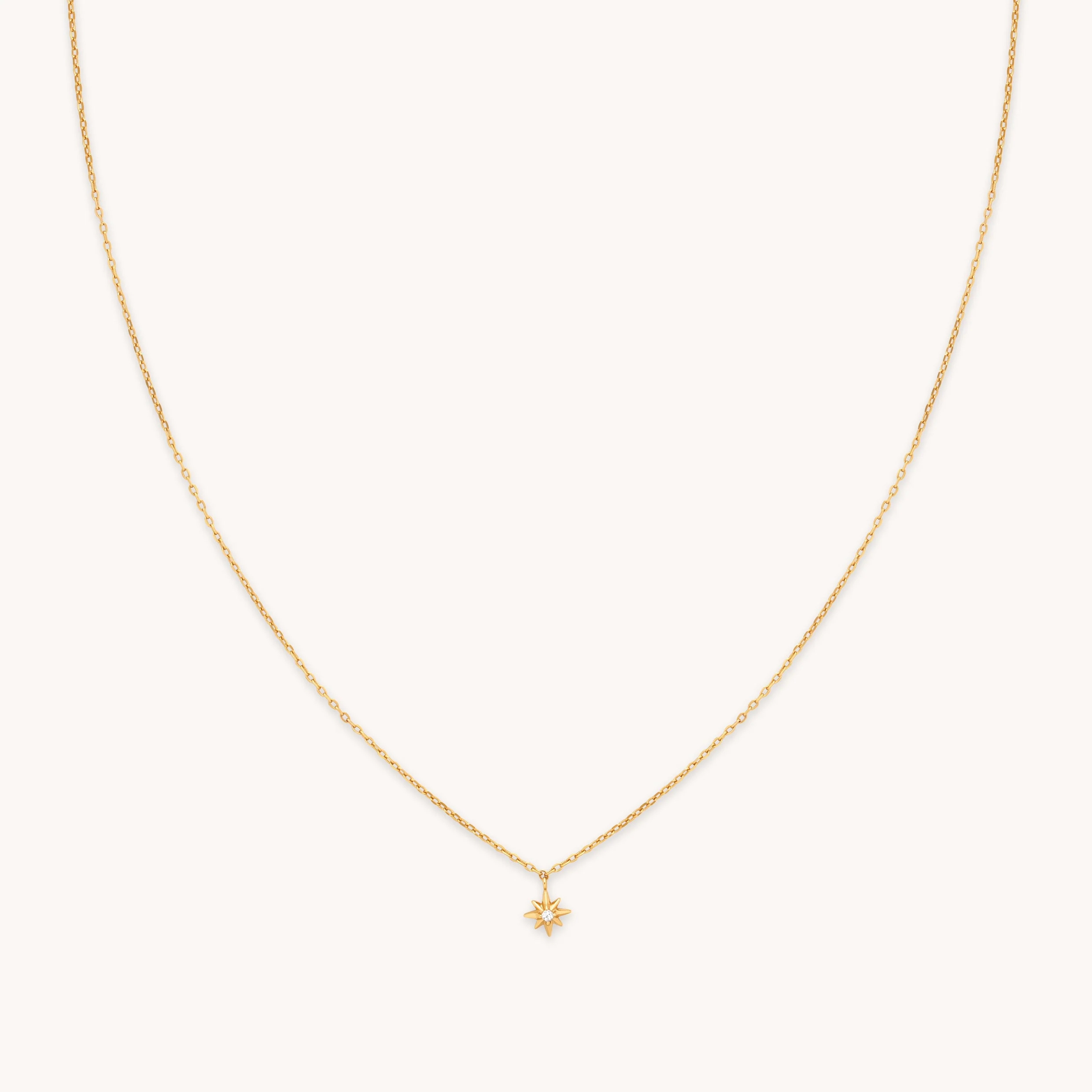 Twilight Star Pendant Necklace in Gold