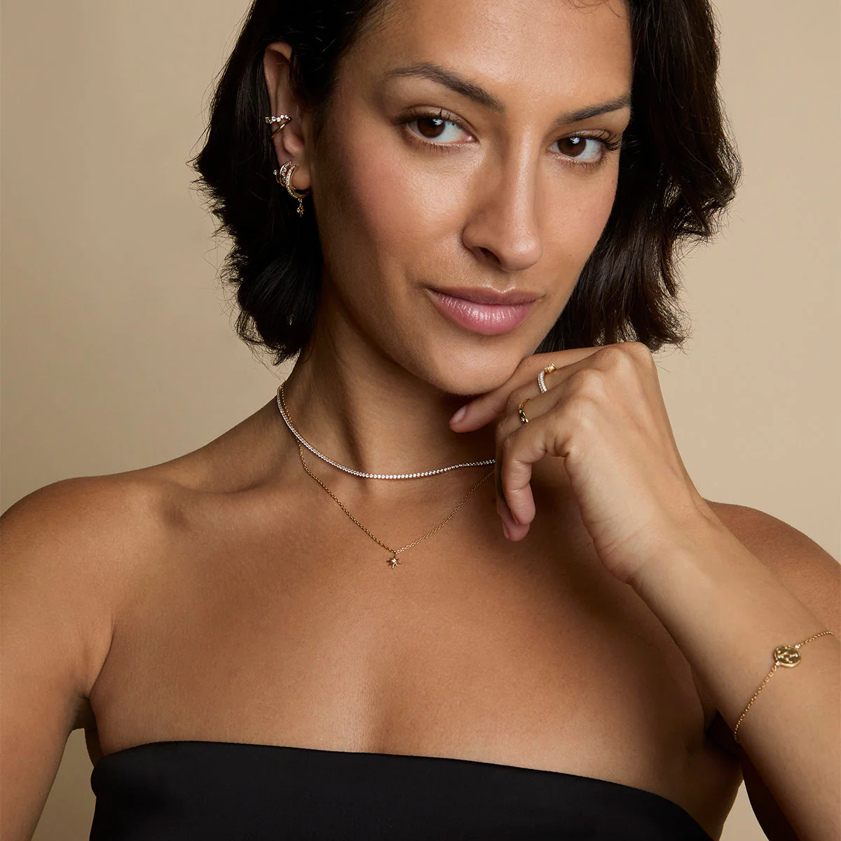 Twilight Star Pendant Necklace in Gold - Image 3